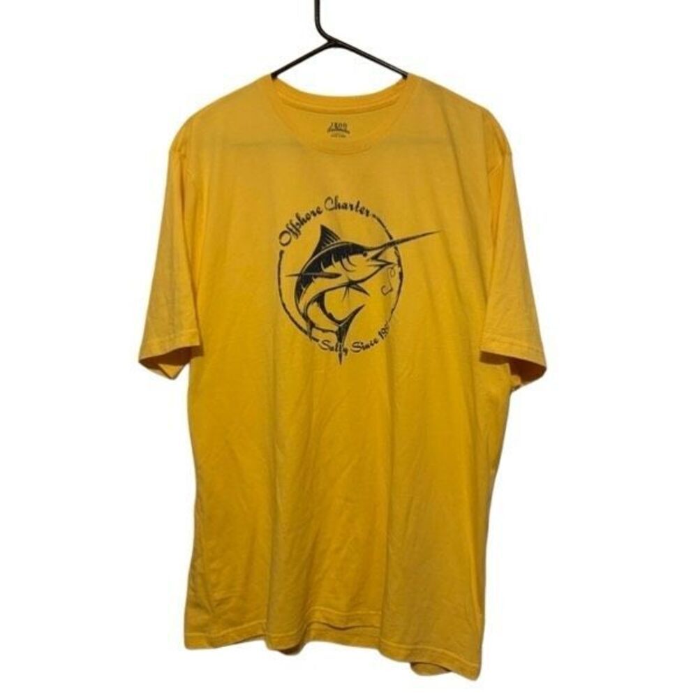 Izod Saltwater Relaxed Classics Offshore Charter Size XL T-Shirt